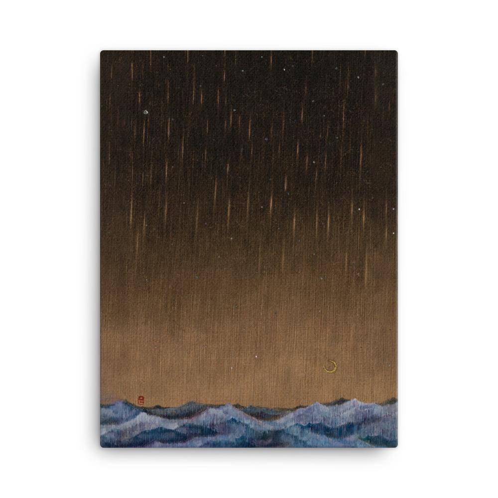 Walk the Night of Light 01 - Leinwand 30x41 cm artlia