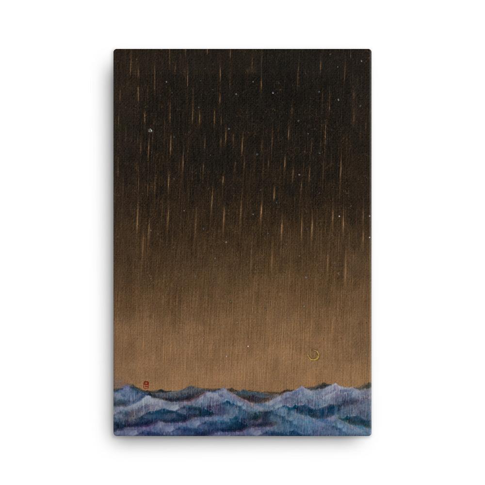 Walk the Night of Light 01 - Leinwand 61x91 cm artlia