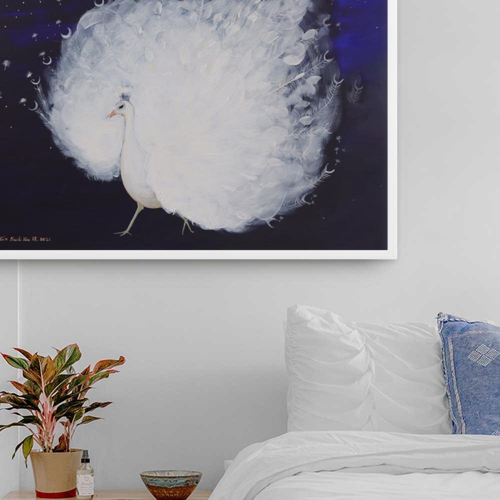 Wings of Dawn - Poster im Rahmen artlia