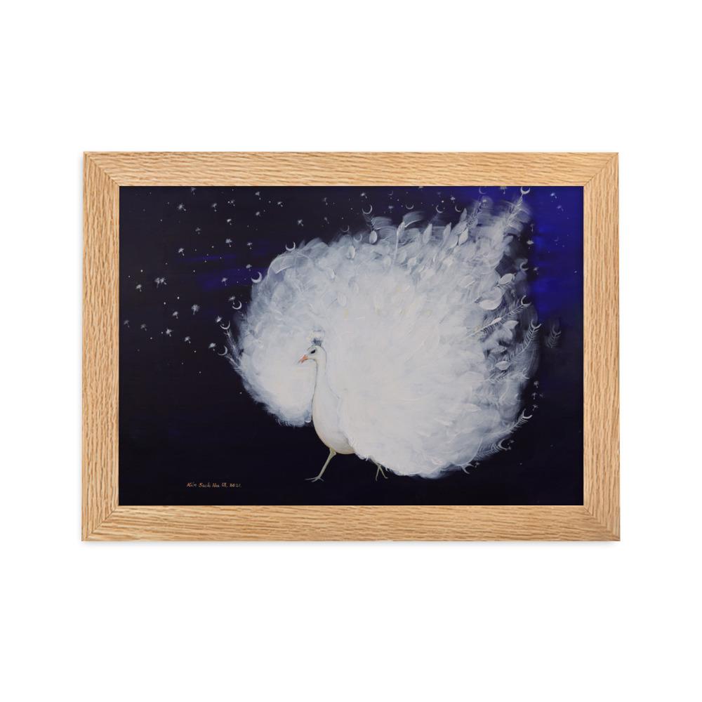 Wings of Dawn - Poster im Rahmen Oak / 21×30 cm artlia