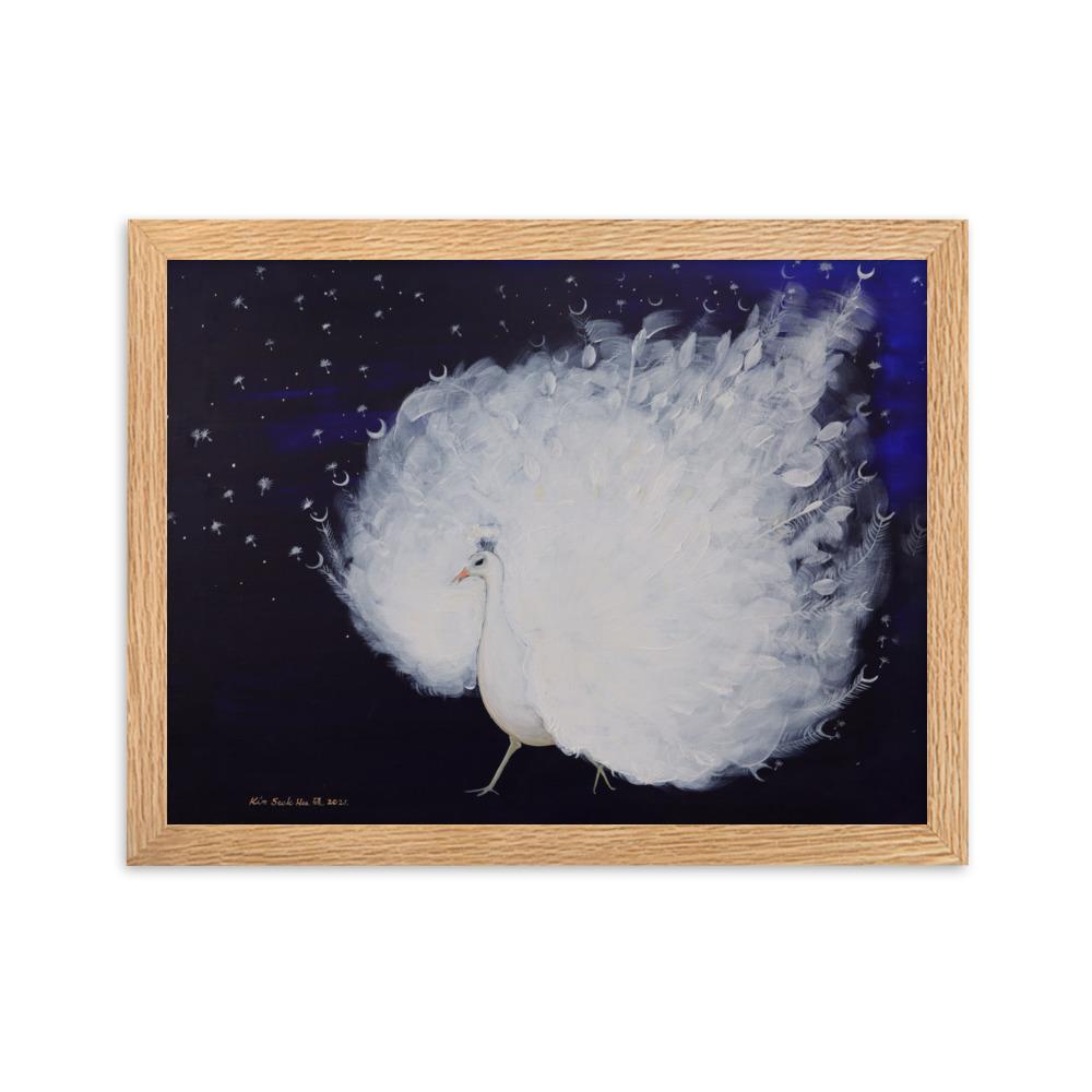 Wings of Dawn - Poster im Rahmen Oak / 30×40 cm artlia