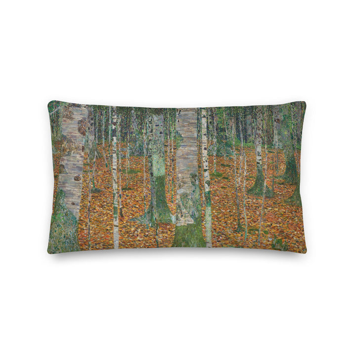 Premium-Kissen - Gustav Klimt, Birkenwald 50x30 cm (20″×12″) artlia