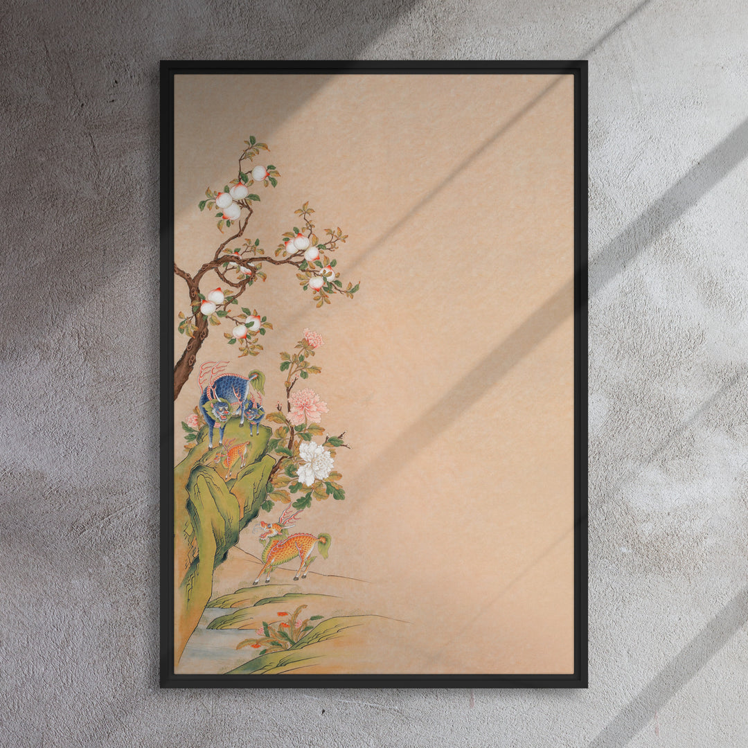 Leinwand - Phantastische Tierwesen des Glücks und der Harmonie - links