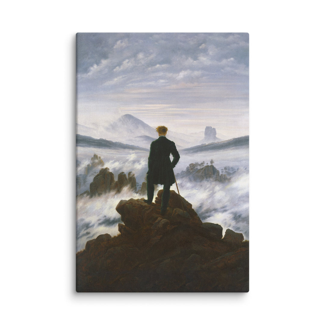 Canvas - Caspar David Friedrich, Wanderer above the Sea of Fog