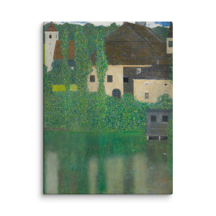 Leinwand - Gustav Klimt, Wasserschloss Kammer am Attersee