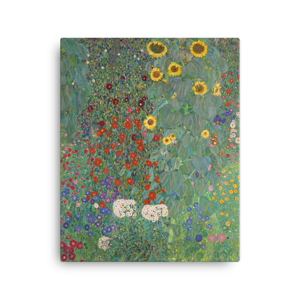 Canvas - Gustav Klimt, Garden with Sunflowers, Garten mit Sonnenblumen ARTLIA artlia