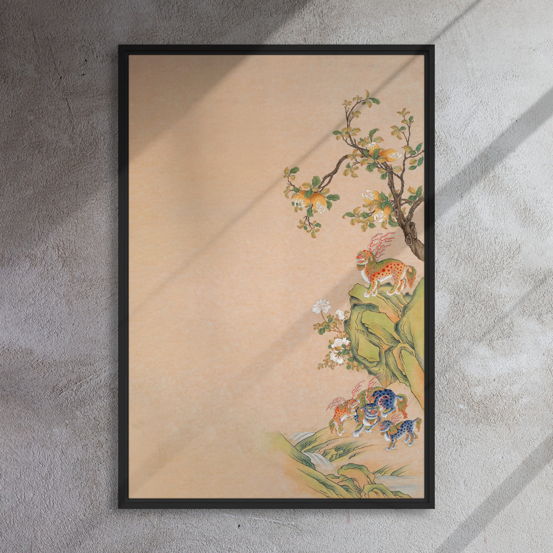 Leinwand - Phantastische Tierwesen des Glücks und der Harmonie - rechts