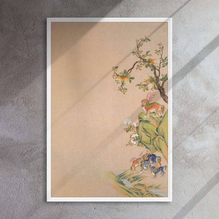 Leinwand - Phantastische Tierwesen des Glücks und der Harmonie - rechts