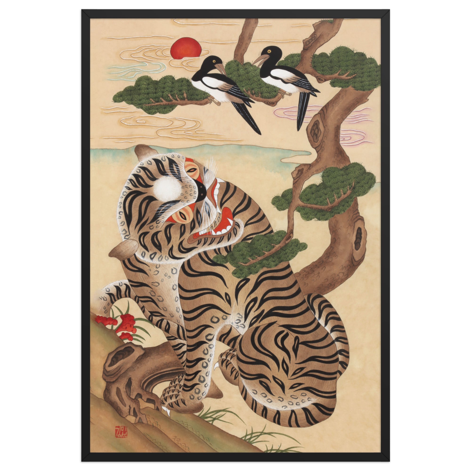 Korean poster | Tiger and Ocelot, art print – ARTLIA