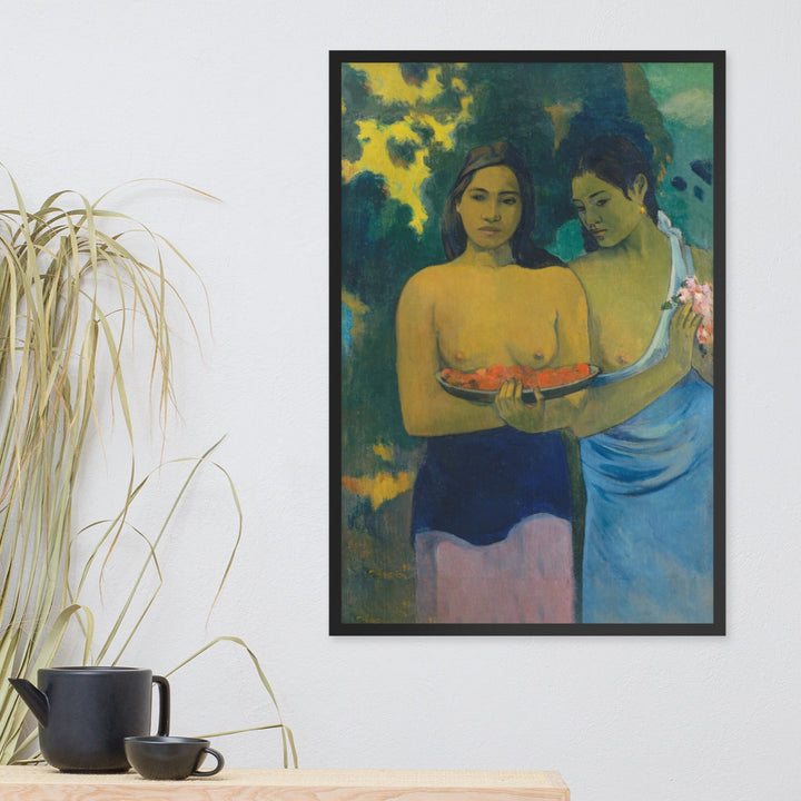 Poster - Paul Gauguin, Donne tahitiane sulla spiaggia