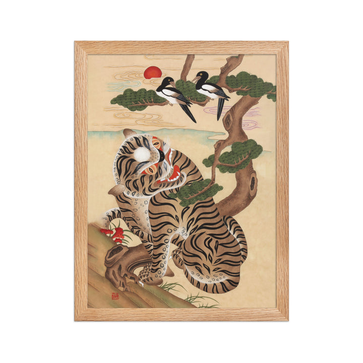 enhanced-matte-paper-framed-poster-_cm_-oak-30x40-cm-Tiger-und-Elster-artlia