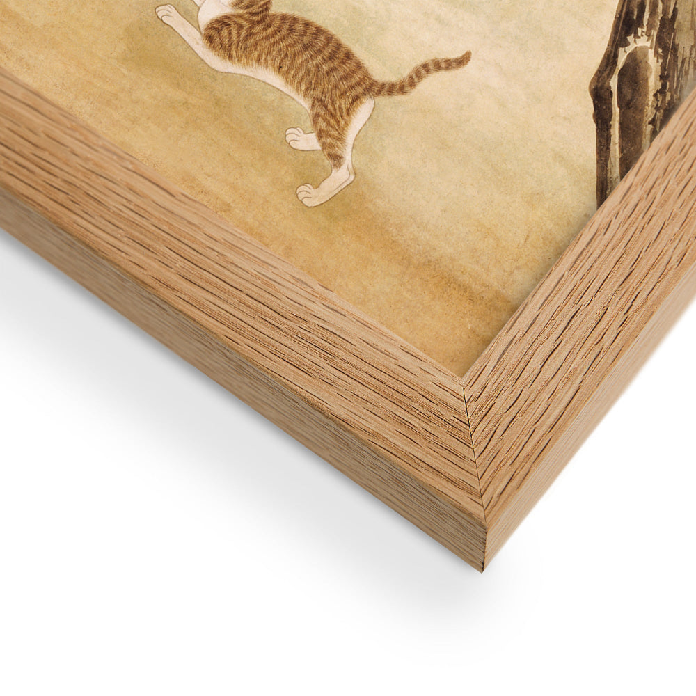 enhanced-matte-paper-framed-poster-_cm_-oak-30x40-cm-ji-un-jo-katzen-unter-der-weide-cats-under-the-willow