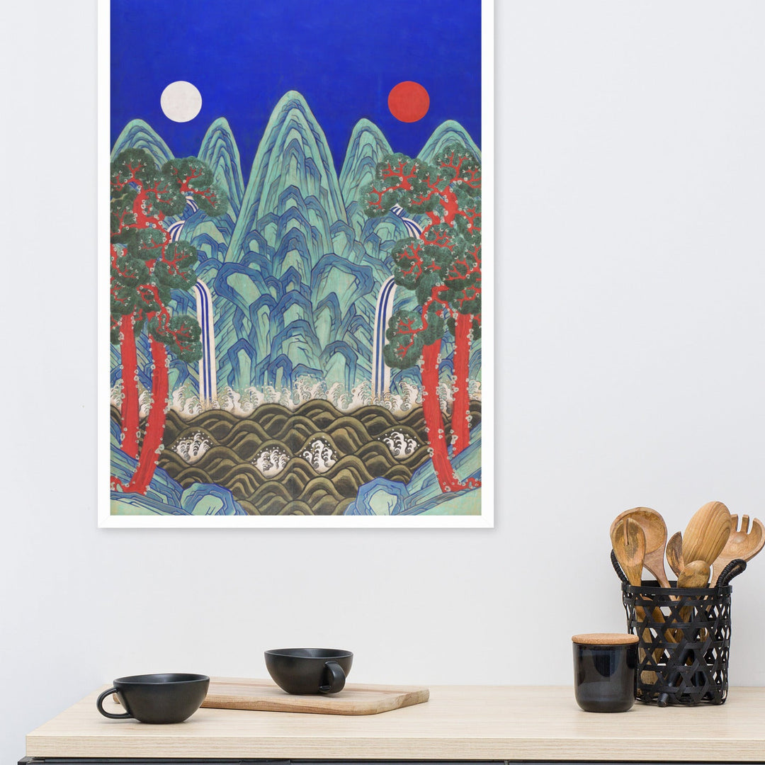 poster-sonne-mond-und-fuenf-gipfel-sun-moon-and-five-peaks-artlia