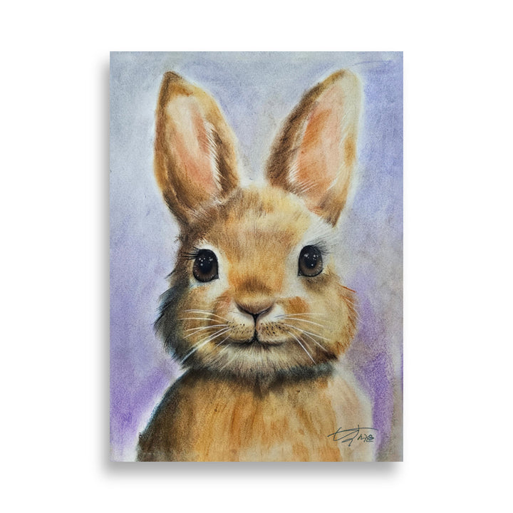 Affiche — Sourire du lapin