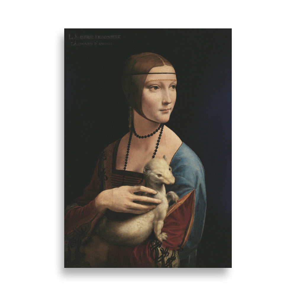 Póster - Leonardo da Vinci, La dama del armiño