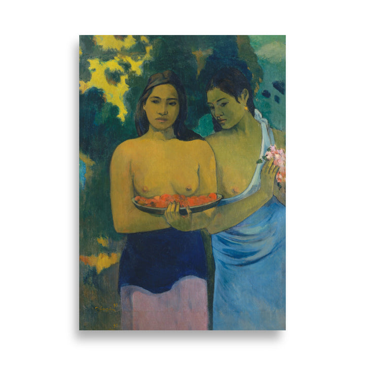 Poster - Paul Gauguin, Donne tahitiane sulla spiaggia