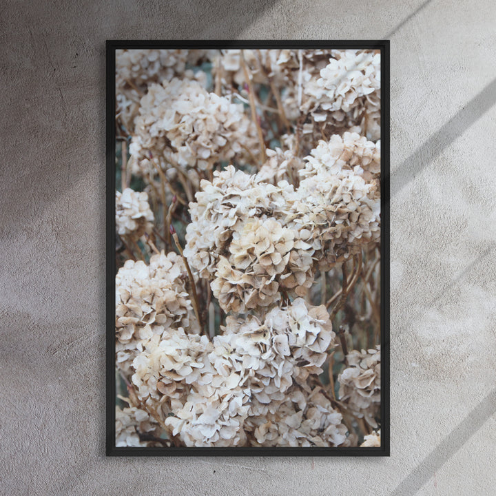 Leinwand - Zeitlose Blumen Hortensien