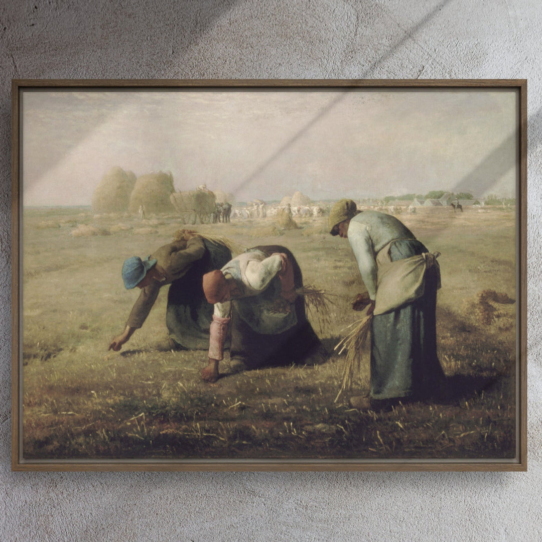 Lienzo - Jean-François Millet, Las espigadoras