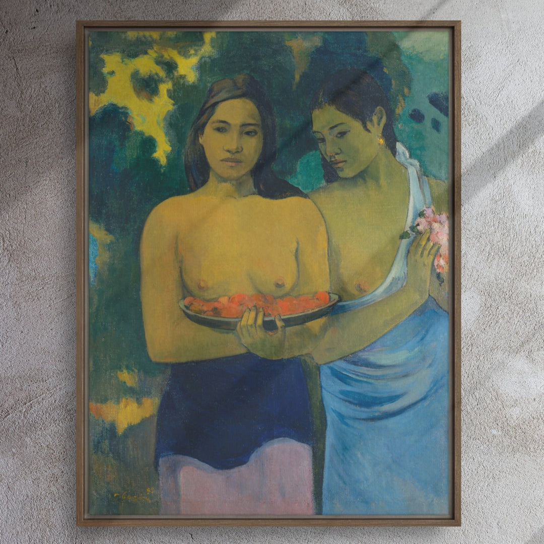 Canvas - Paul Gauguin, Tahitian Women on the Beach