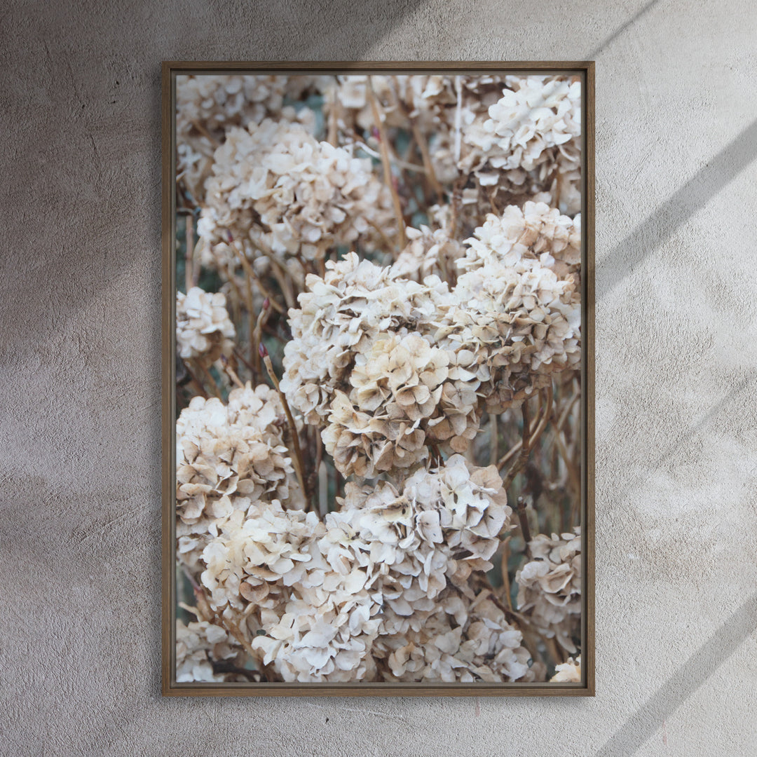 Leinwand - Zeitlose Blumen Hortensien