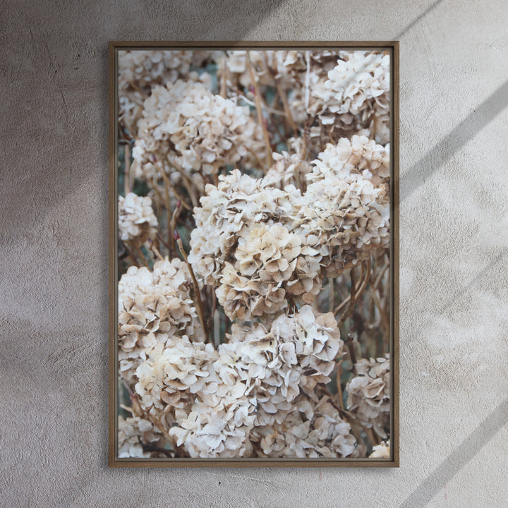 Leinwand - Zeitlose Blumen Hortensien