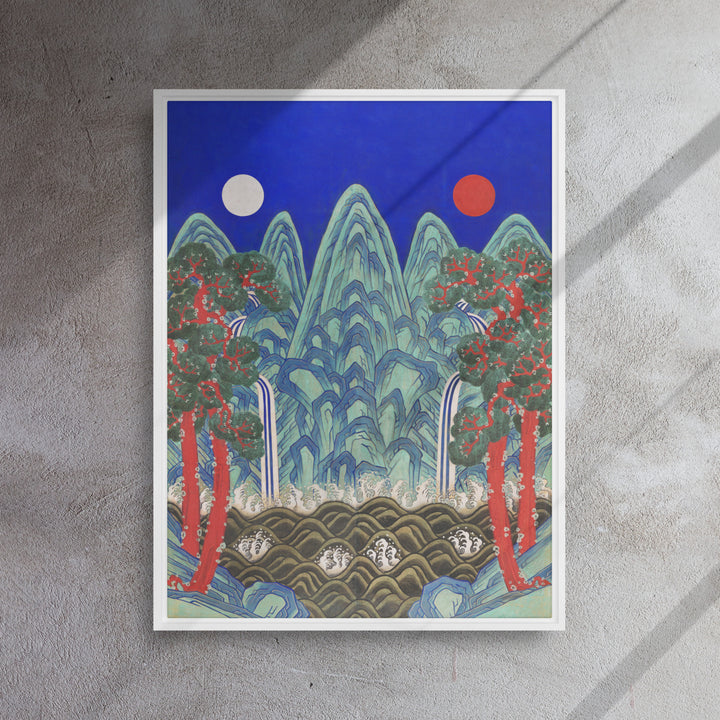 framed-canvas-sonne-mond-und-fuenf-gipfel-sun-moon-and-five-peaks-artlia_1