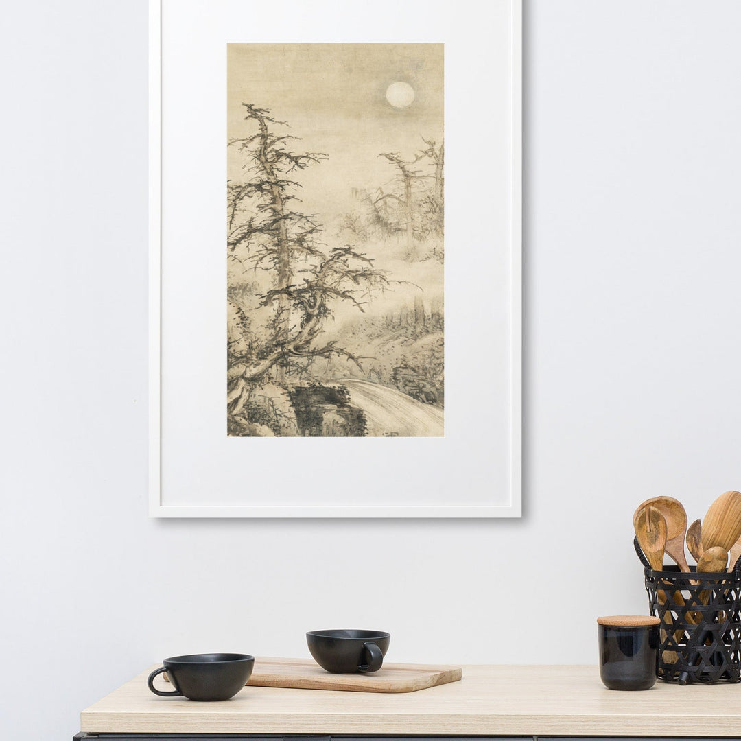 framed-poster-with-mat-_cm_-white-61x91-cm-mondnachtige-herbstlandschaft