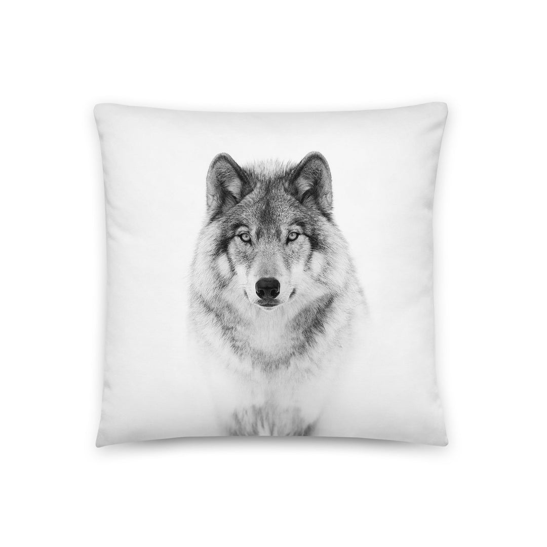 Kissen - Calm Wolf Kuratoren von artlia 18″×18″ artlia