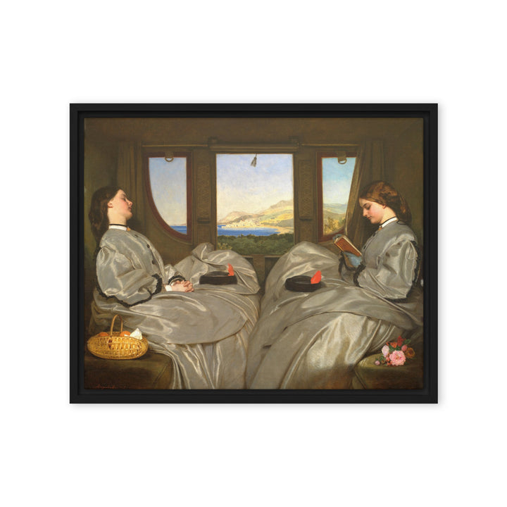 Leinwand - Augustus Leopold Egg, The Travelling Companions Augustus Leopold Egg Schwarz / 41x51 cm (16″×20″) artlia