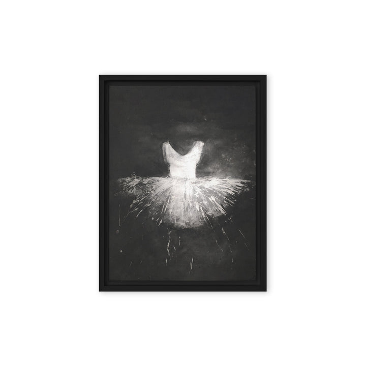 Leinwand - Ballett Kostüm Schwarz / 31x41 cm (12″×16″) artlia