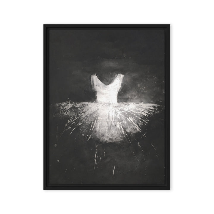Leinwand - Ballett Kostüm Schwarz / 46x61 cm (18″×24″) artlia