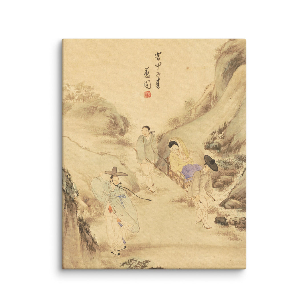 Leinwand - Der Abschied unter der Kiefer, Hyewon Hyewon ohne Rahmen / 41x51 cm (16″×20″) artlia