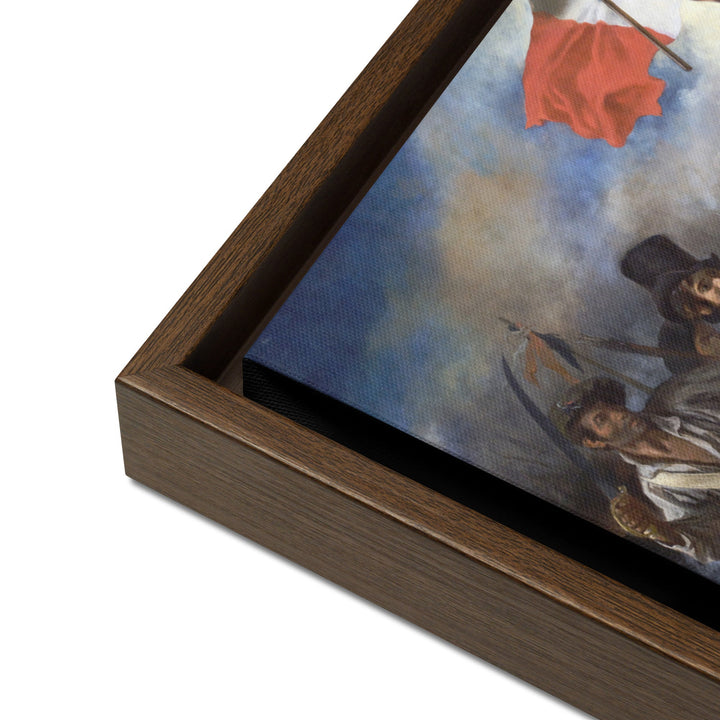 Leinwand - Eugène Delacroix, Die Freiheit führt das Volk artlia