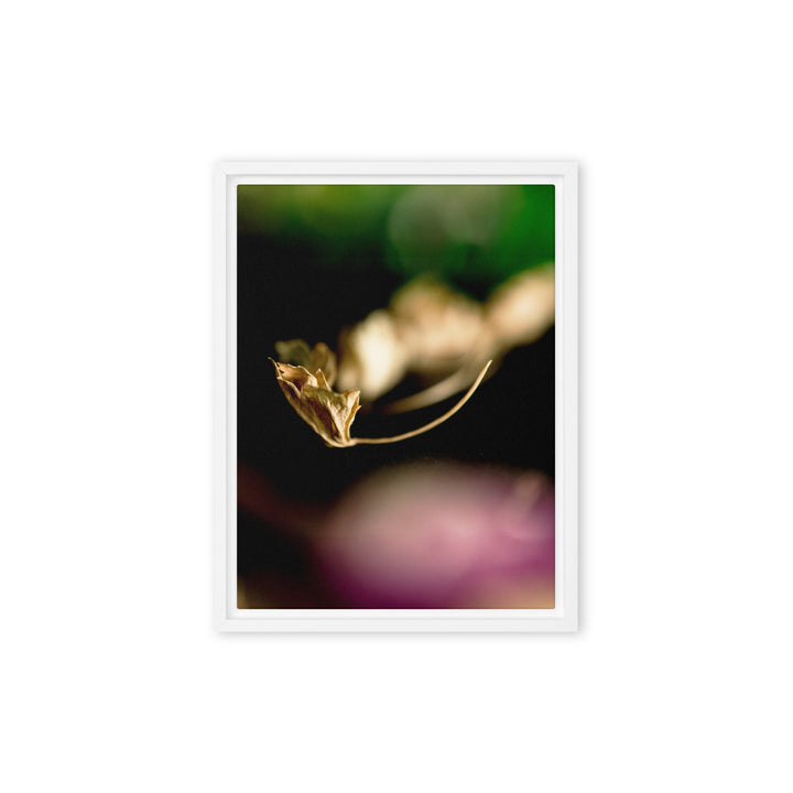 Leinwand - Falling Leaf Kuratoren von artlia Weiß / 31x41 cm (12″×16″) artlia