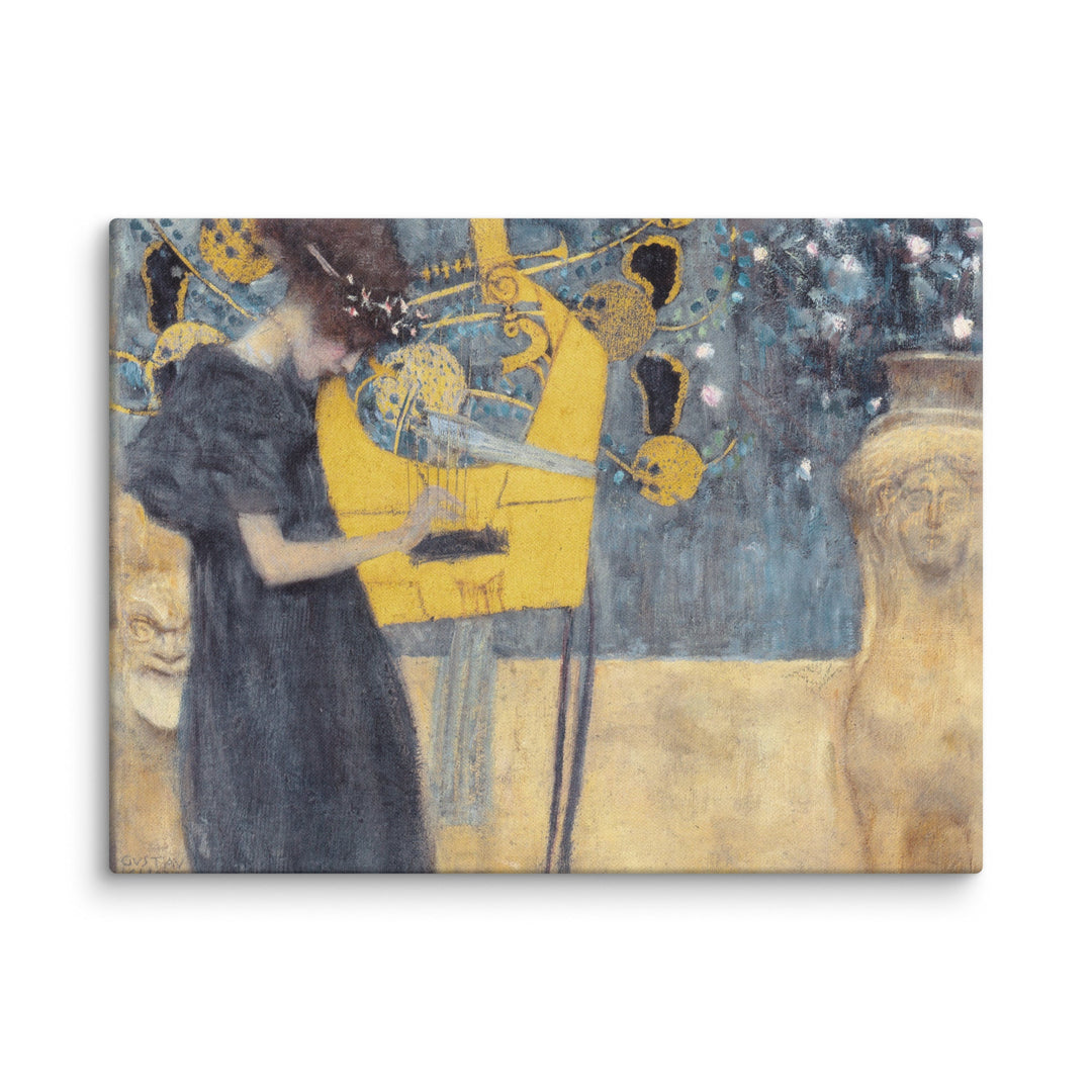 Leinwand - Gustav Klimt, Die Musik Gustav Klimt ohne Rahmen / 31x41 cm (12″×16″) artlia