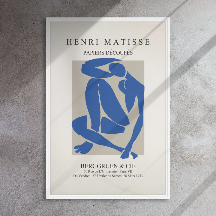 Leinwand - Henri Matisse, Papier Découpés blauer Akt Henri Matisse artlia