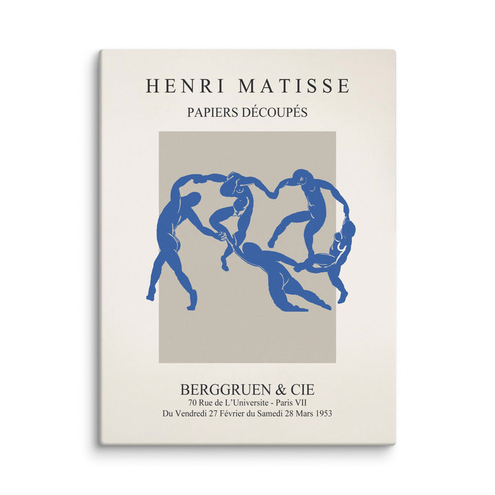 Leinwand - Henri Matisse, Papier Découpés blauer Tanz Henri Matisse ohne Rahmen / 31x41 cm (12″×16″) artlia