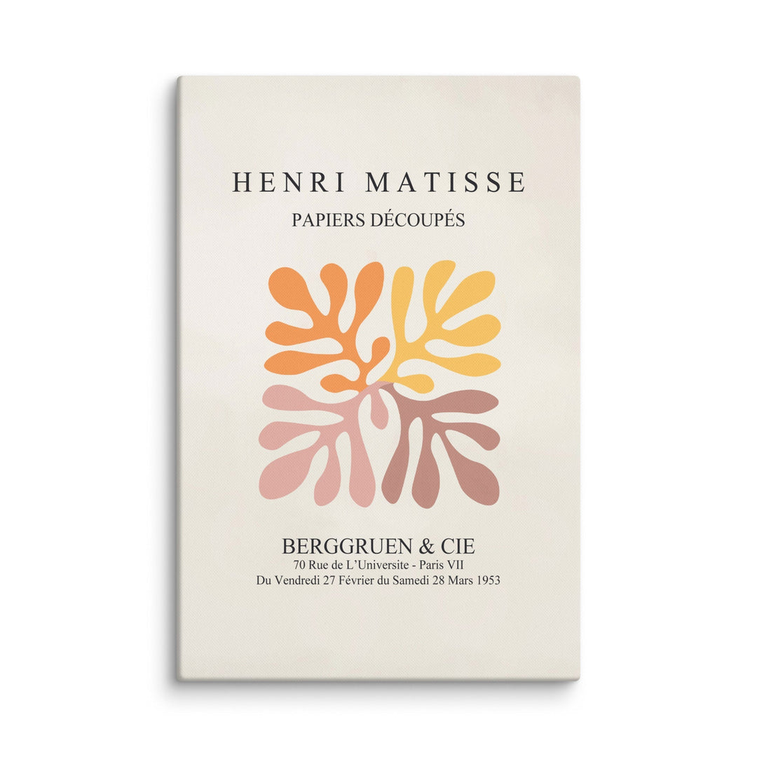 Leinwand - Henri Matisse, Papier Découpés bunte Blätter Henri Matisse artlia