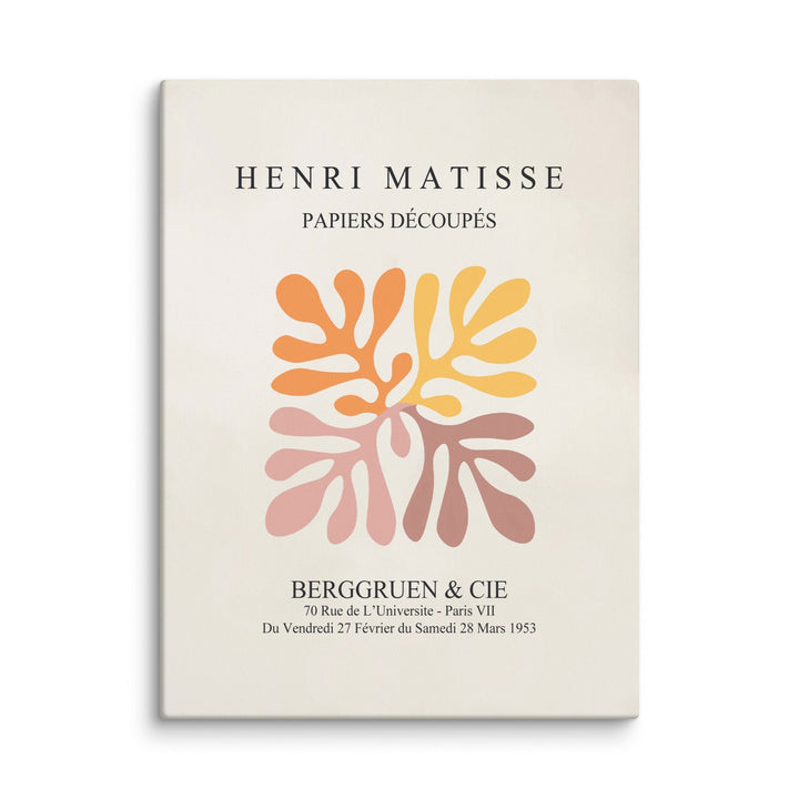 Leinwand - Henri Matisse, Papier Découpés bunte Blätter Henri Matisse ohne Rahmen / 31x41 cm (12″×16″) artlia