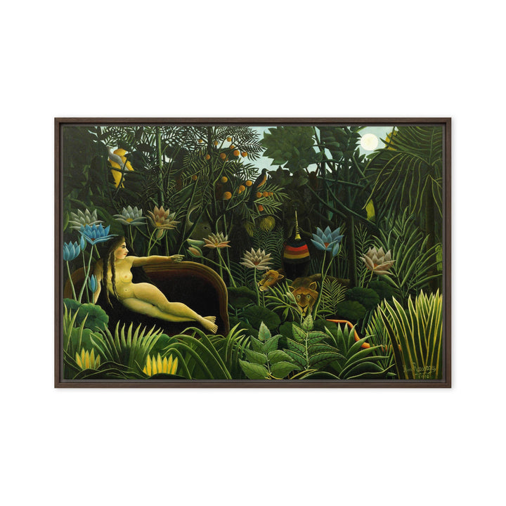 Leinwand - Henri Rousseau, Der Traum Henri Rousseau Braun / 51x76 cm (20″×30″) artlia