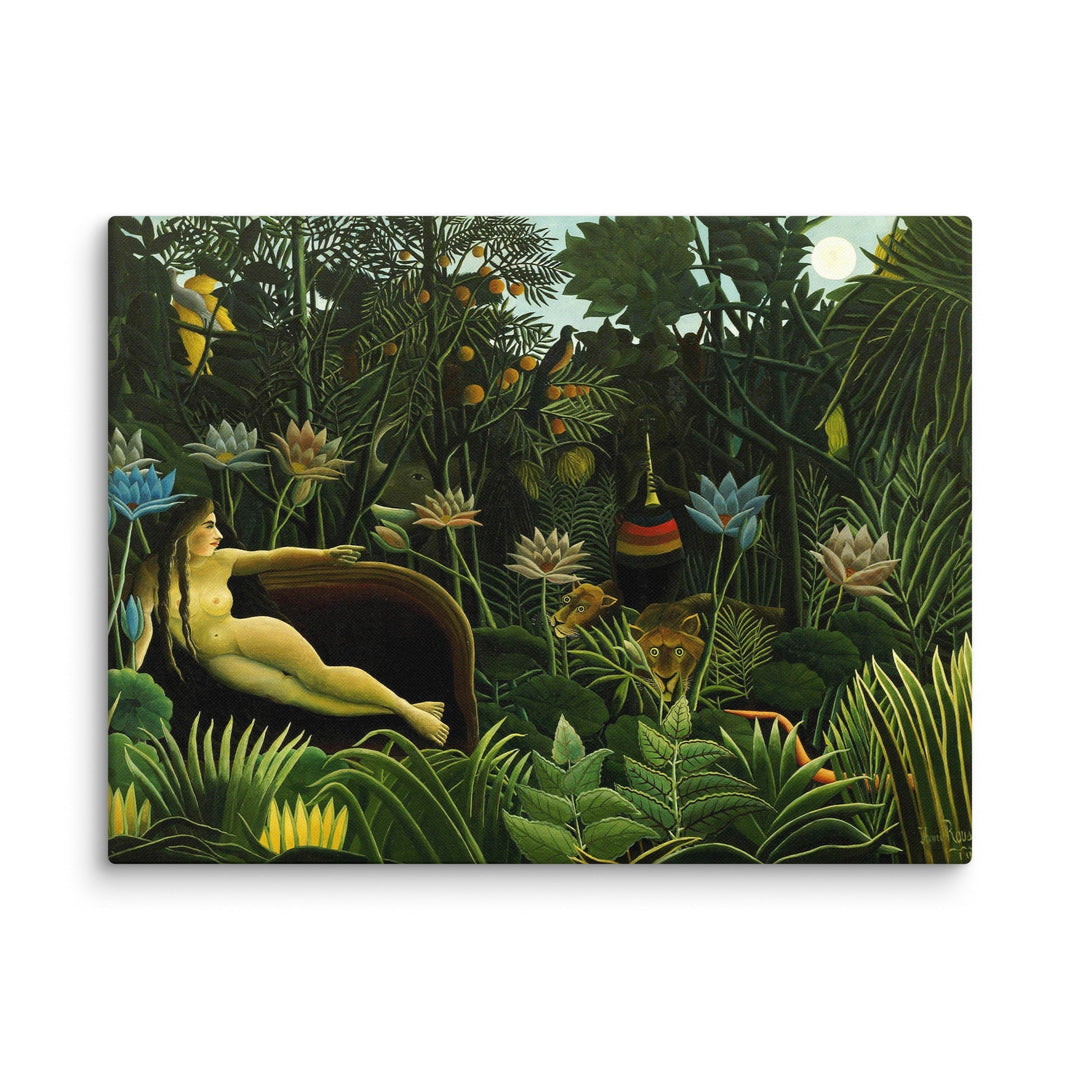 Leinwand - Henri Rousseau, Der Traum Henri Rousseau ohne Rahmen / 46x61 cm (18″×24″) artlia