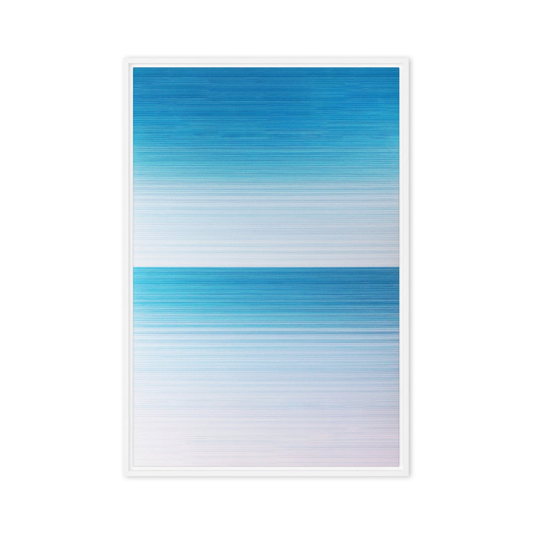 Leinwand - Horizont Weiß / 51x76 cm (20″×30″) artlia