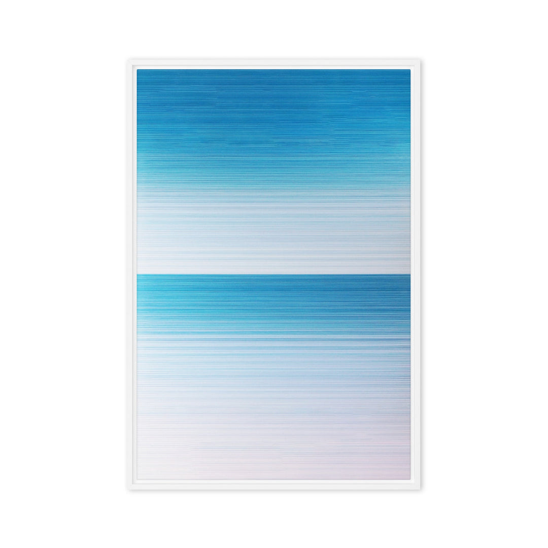 Leinwand - Horizont Weiß / 61x91 cm (24″×36″) artlia