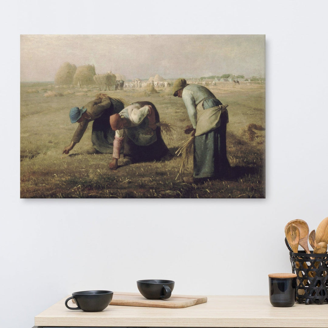 Leinwand - Jean-François Millet, Die Ährenleserinnen artlia