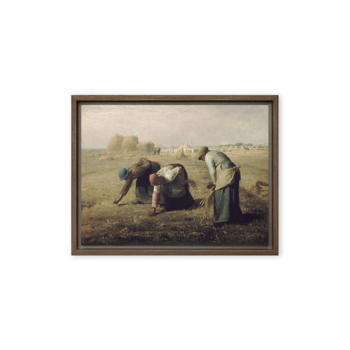 Leinwand - Jean-François Millet, Die Ährenleserinnen Braun / 31x41 cm (12″×16″) artlia
