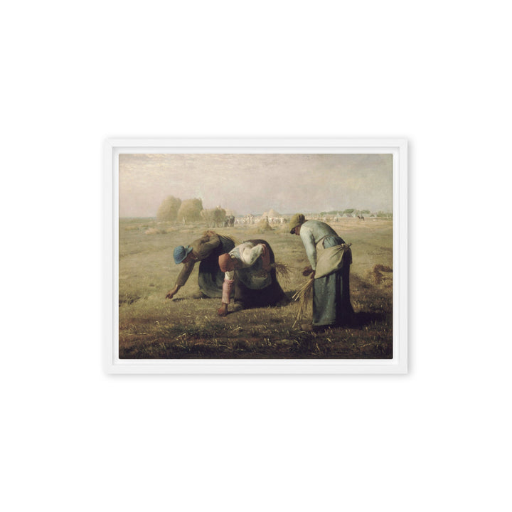 Leinwand - Jean-François Millet, Die Ährenleserinnen Weiß / 31x41 cm (12″×16″) artlia