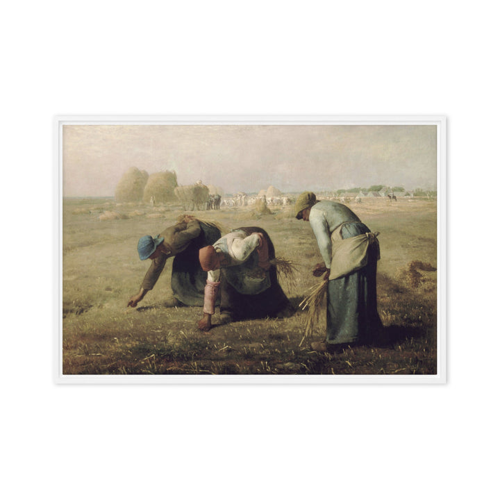 Leinwand - Jean-François Millet, Die Ährenleserinnen Weiß / 61x91 cm (24″×36″) artlia