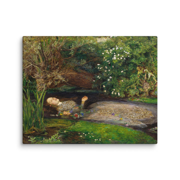 Leinwand - John Everett Millais, Ophelia ohne Rahmen / 41x51 cm (16″×20″) artlia