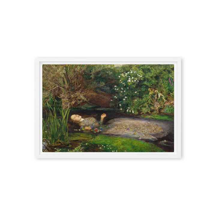 Leinwand - John Everett Millais, Ophelia Weiß / 31x46 cm (12″×18″) artlia