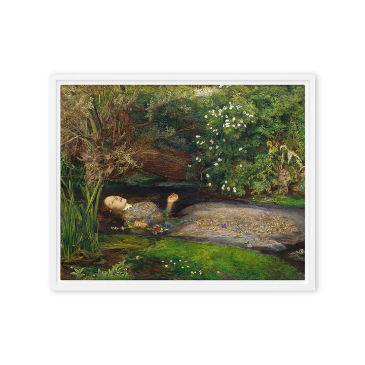 Leinwand - John Everett Millais, Ophelia Weiß / 41x51 cm (16″×20″) artlia